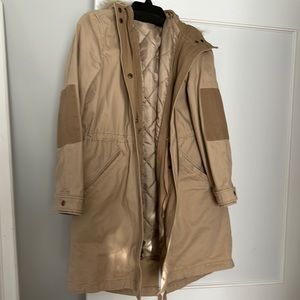 Gap fur hooded parka